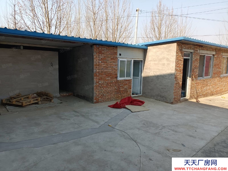 廊坊 大厂 低价出租独院！燕郊960平独门独院库房高6米办公住宿齐全！！
