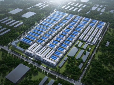 临沂罗庄华亿置业 罗庄南外环模具城 单层13.5米 钢混框架两层半图1