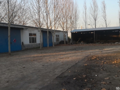 聊城冠县东西两座钢结构厂房 南有平房9间 院落总计面积五亩图1