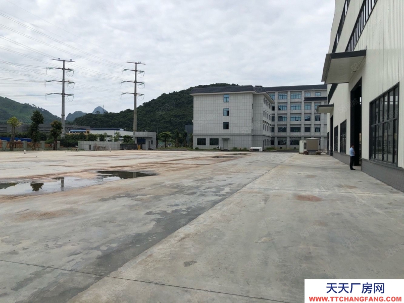 (出租) 柳州鱼峰阳和工业园高标准钢结构15米高 带办公室 大空地