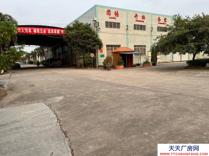 (出租) 广州肇庆高要高速路口砖墙到顶花园式厂房