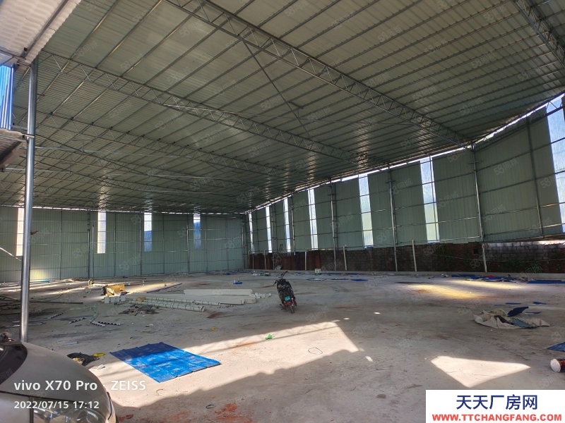 (出租)柳州柳北区可做篮球场的厂房出租，面积1650，单价只要12元，全新厂房