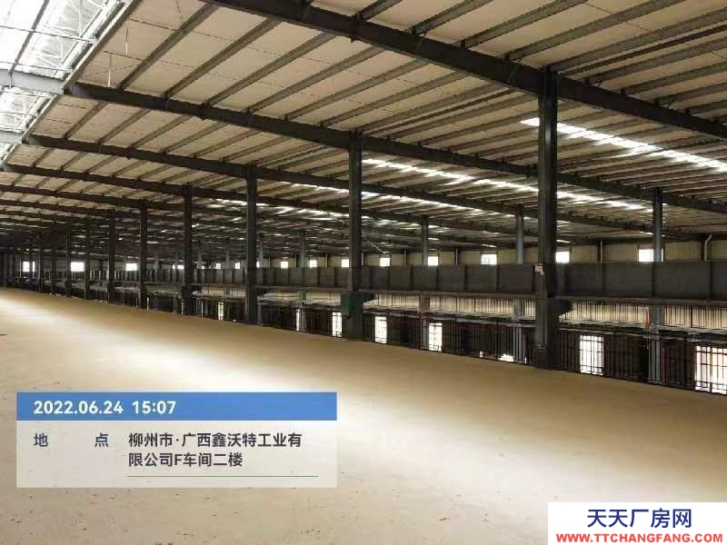 (出租) 柳州鹿寨县钢结构标准厂房，二栋二层，行吊，水电齐全