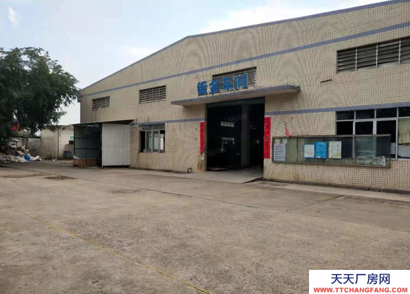 (出租)  清远佛岗临近广州龙山砖墙到顶厂房出租