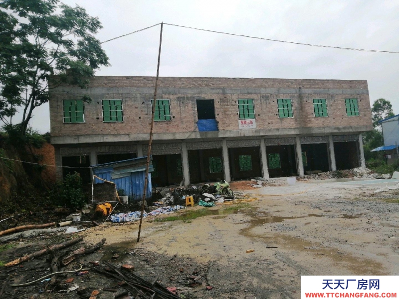 (出租) 玉林陆川房子新建毛胚房，门窗装好，适合各类加工厂和商铺及仓库。