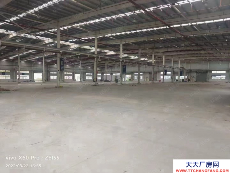 (出租) 深圳松岗高速口仓库6万平滴水10米带卸货平台超大空地红本钢构出租