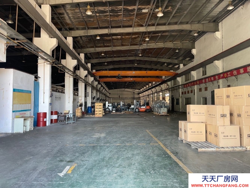 (出租) 珠海红旗2700~6000平单层钢构厂房，带10吨行车，可分租