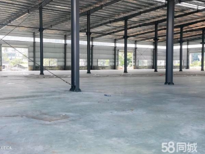 郴州市桂阳区 5700平米，高11米，地板金钢砂材质，消防管道到位。图1