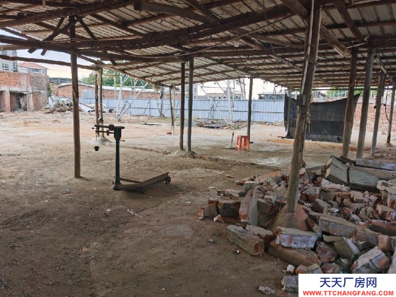 (出租) 湛江吴川四面有围屏，有砖瓦房住宿及工作大棚，空地可堆放材料及产品