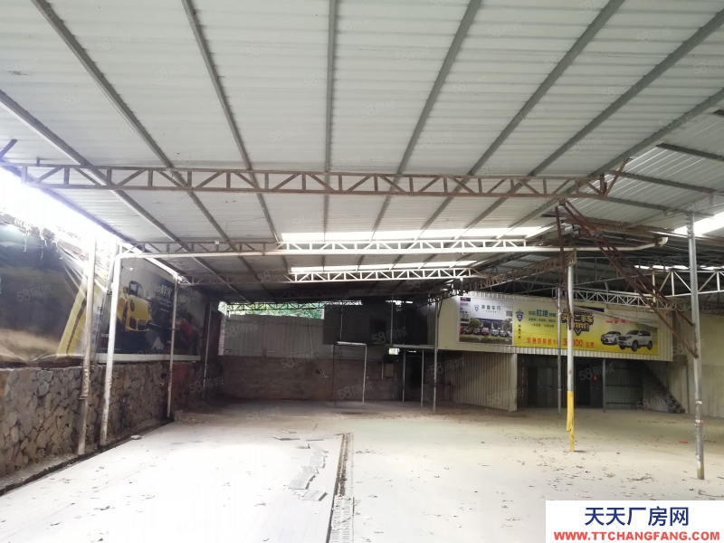 (出租) 梅州梅江江南厂房1000平，厂高无柱12元，拖头可达！加工仓库工厂合用！