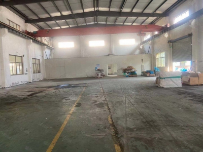 绍兴市上虞区(出租) 上虞人名西路2500方单层高12米带行车17米大车随意进出圆机，灯具厂，包装，服装厂等无污染轻工业图1