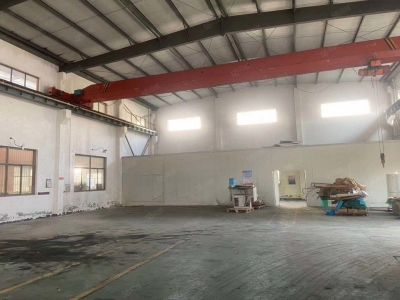 绍兴市上虞区(出租) 上虞人名西路2500方单层高12米带行车17米大车随意进出圆机，灯具厂，包装，服装厂等无污染轻工业图2