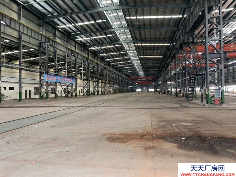 绍兴市上虞区(出租) 出租梁湖单层钢结构厂房30000平 带行车 有较大空地重工业 桥梁钢结构