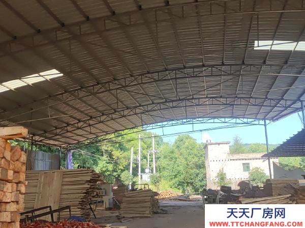 永州市蓝山机加工厂房  本人厂房出租，之前做木材加工