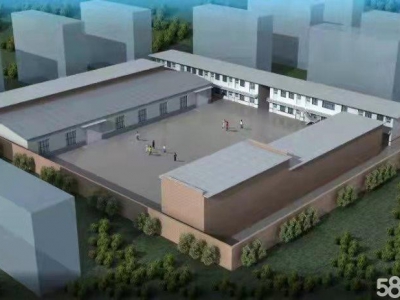 (出租) 回民食品厂建筑面积1800平米，办公楼面院内空地面积3000平米。图1