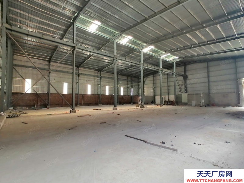 (出租) 河源市东源县单一层钢构厂房，位于国道旁边，交通便利1200平适合电子