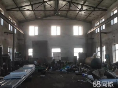 工农机加工厂房内有吊车，能进大车，三相动力电，前面有门房300平方。图1