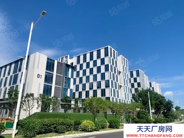 福州市长乐机加工厂房 机场旁全新产业园7.2米层高厂房，50年产权！9月交付