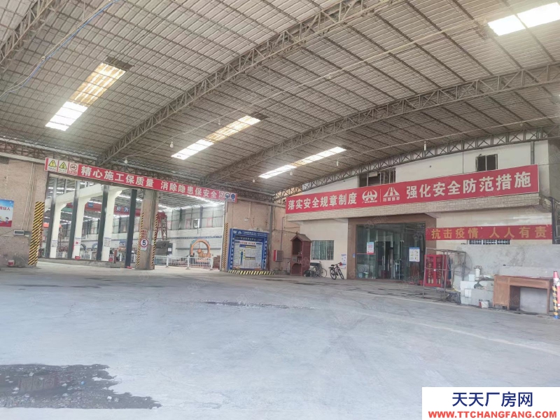 (出租) 广州增城大跨度厂房出租滴水11米！可以装航车，可分租价格超低物流仓库