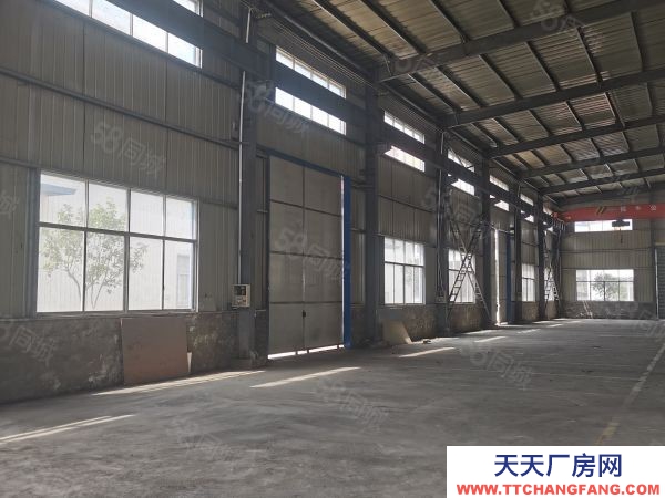 赣州市赣县机加工厂房  赣县红金工业园2000平钢结构厂房仓库，主干道边，好进车
