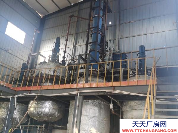 宜春市万载化工厂房出租，反应釜出租代工各类胶水、涂料、中间体。