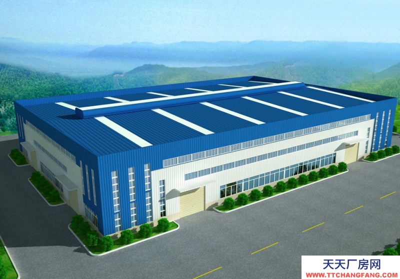 两层户型厂房，一楼层高12米可十吨行车