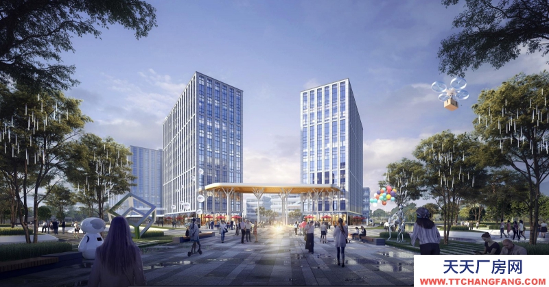 核心功能区电子信息产业园厂房出租，面积区间600-5000，配套完善