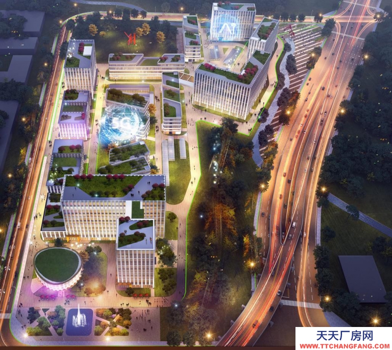 核心功能区电子信息产业园厂房出租，面积区间600-5000，配套完善