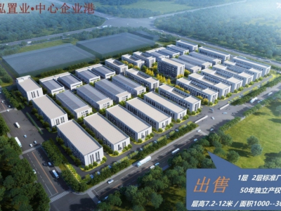 【中泓置业•中心企业港】外环旁，1层带行车，2层带院厂房，50年产权图2