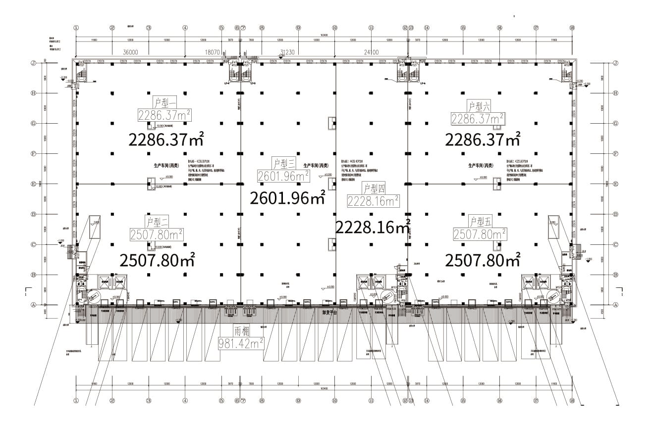 一楼框架结构户型图